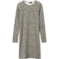 LMTD Klänning - Rib - NlfTadida - Black/Square/Fluga - - 14 år (164) - Klänning