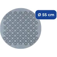 Maximex halkfri matta 55x55 cm grå