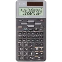 Sharp EL-520 T-GY Skolräknare Svart, Violett (L x B x H) 158 x 80 x 14 mm