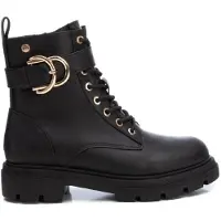 Xti för kvinnor. 14350601-NEGRO Basic Dam Ankelkängor 143506 svart (37), Karta, Nyckelband, Zip, Casual