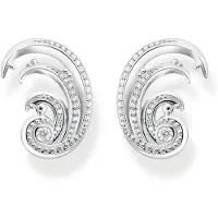 Thomas Sabo wave with white stones örhängen H2225-051-14