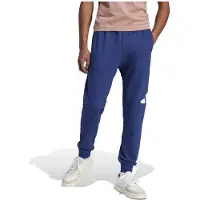Adidas Sportbyxa 'ESSENTIALS BIG LOGO FRENCH TERRY' ultramarinblå / vit
