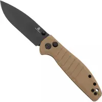 Bestech Bestechman Goodboy Jr BMK10F PVD D2, Khaki G10 pocket knife, Keanu design