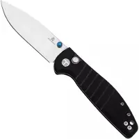 Bestech Bestechman Goodboy Jr BMK10A D2, Black G10 pocket knife, Keanu design