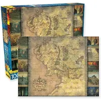 The Lord Of The Rings Midgårdskarta 1000-bitars Pussel