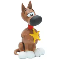 Plastoy Utan Rantanplan Lucky Luke-figur 16.5 Cm