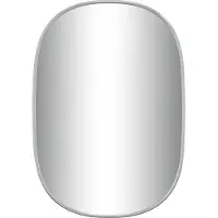 vidaXL Väggspegel silver 50x35 cm