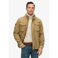Superdry for man. M5011946A Brown Rookie military jacket (S), Casual, Polyester