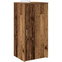 vidaXL Förvaringsskåp åldrat trä 50x45x103,5 cm konstruerat trä