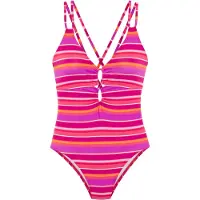 s.Oliver Baddräkt orange / rosa / fuchsia / mörkrosa