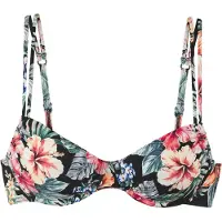 LASCANA Bikiniöverdel blandade färger / svart