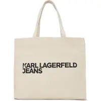 Karl Lagerfeld JEANS Shoppingväska beige / svart