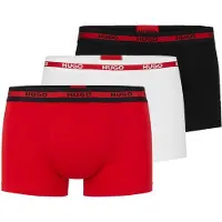 HUGO Planet 10249742 Red Boxers 3 Enheter