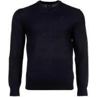 Armani Exchange för män. 8NZM3AZM8AZ1510 Marinblå tröja i mjukt garn (L), Casual, Ull, Marino