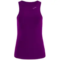 Winshape Sporttopp 'AET134LS' mörklila / vit