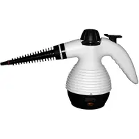 Adler Premium CR 7021, Bärbar ångtvätt, 0,35 l, Svart, Vit, Knappar, 1500 W, 3,5 Bar