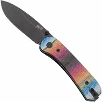 Knafs Co. Lander 1, -00370, Black D2, Mexican Blanket G10 pocket knife