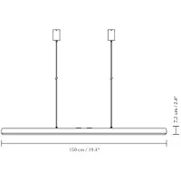 UMAGE Taklampa , Hazel Branch, dimbara, Vit, Matsal, Metall, Modern