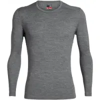 Icebreaker - Underställ - M Merino 260 Oasis LS Crewe Gritstone Heather för UnisexUll - Storlek S - Grå