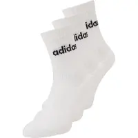 Adidas Strumpor - 3-pack - C Lin Crew - Vit/Svart - - 31/33 - Strumpor