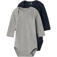 Name it Body l/ä - Noos - NbnBody - 2-pack - Dark Sapphire - - 50 - Body L/Ä