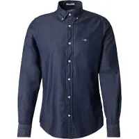 Gant Slim Indigo Bd Skjorta Med Långa ärmar