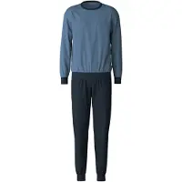 Calida Pyjamas lång blå / mörkblå
