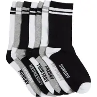 We fashion Sockor grå / svart / vit