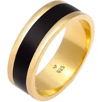 KUZZOI Ring guld / svart