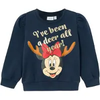 Name it Sweatshirt - NmfSine - Dark Sapphire - - 4 år (104) - Sweatshirt