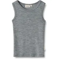 Wheat Linne - Ull - Iggy - Melange Grey - - 7 år (122) - Linne