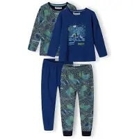 MINOTI Pyjamas mörkblå / grön