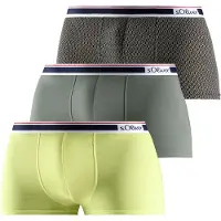 s.Oliver Boxershorts limone / basalgrå / svart / vit