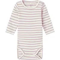 Name it Body l/ä - Rib - NbnBani - Vinsmakande Orchid - - 1 år (80) - Body L/Ä