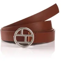 Tom Tailor Bälte 'LAYA' konjak / silver