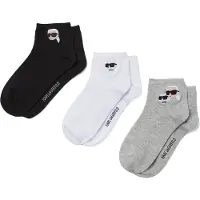 Karl Lagerfeld Sockor grå / svart / vit