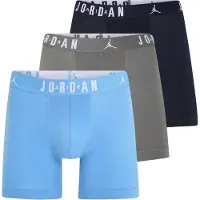 Jordan Boxershorts - 3-pack - Blå/Marinblå/Grå - - M - Medium - Boxershorts