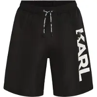 Karl Lagerfeld Badshorts svart / vit