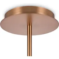 Maytoni Glas pendellampa Erich, dimbar, Mässing / guld, Vardagsrum / matsal, Metall, Modern, Pendellampa