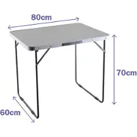 Marbueno Summer 10029 D16 80x60x70 Cm Fällbart Campingbord Blandad