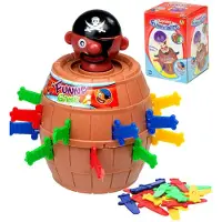 Pricenet Mad Pirate barrel arkadspel Stab the pirate 9 x 9 x 12,5 cm