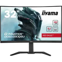 Iiyama G-Master Red Eagle GCB3280QSU-B2 Spelskärm EEK F (A - G) 80 cm (31.5 tum) 2560 x 1440 pixel 16:9 0.2 ms HDMI, DisplayPort, Hörlurar (3.5 mm), USB VA LED