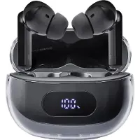 Intenso Buds Plus T310AE schwarz In-ear headset Bluetooth Stereo Svart Brusreducering Laddningsfodral, Batteriladdningsindikering, Tocuh-styrning Mobiltelefon