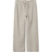 Name it Byxor - Rib - Noos - NkfSuraja - Mocha Maräng m. Vit - - 11 år (146) - Byxor - Bomull