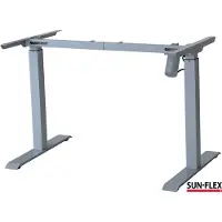Sun-flex SUN-FLEXDESKFRAME I, vit aluminiumgrå 825x210x185mm