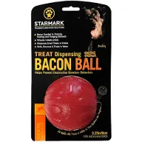 Starmark Treat Dispensing Bacon Ball - Storlek M: Ø 8 cm