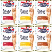Butcher's Delicious Dinners våtfoder för katter 24x400g
