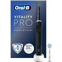 Oral-B Oral B - Vitality Pro CA HBOX Black Electric Toothbrush + Extra Refill