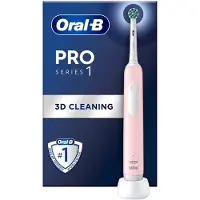 Oral-B eltandborste Pro1 Pink + Extra Brush Head