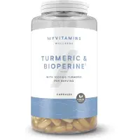 Myvitamins Gurkmeja & BioPerine kapslar - 180kapslar